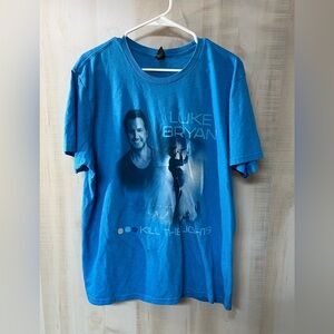 Luke Bryan Kill The Lights Concert Tour T-Shirt Size XL Country Music